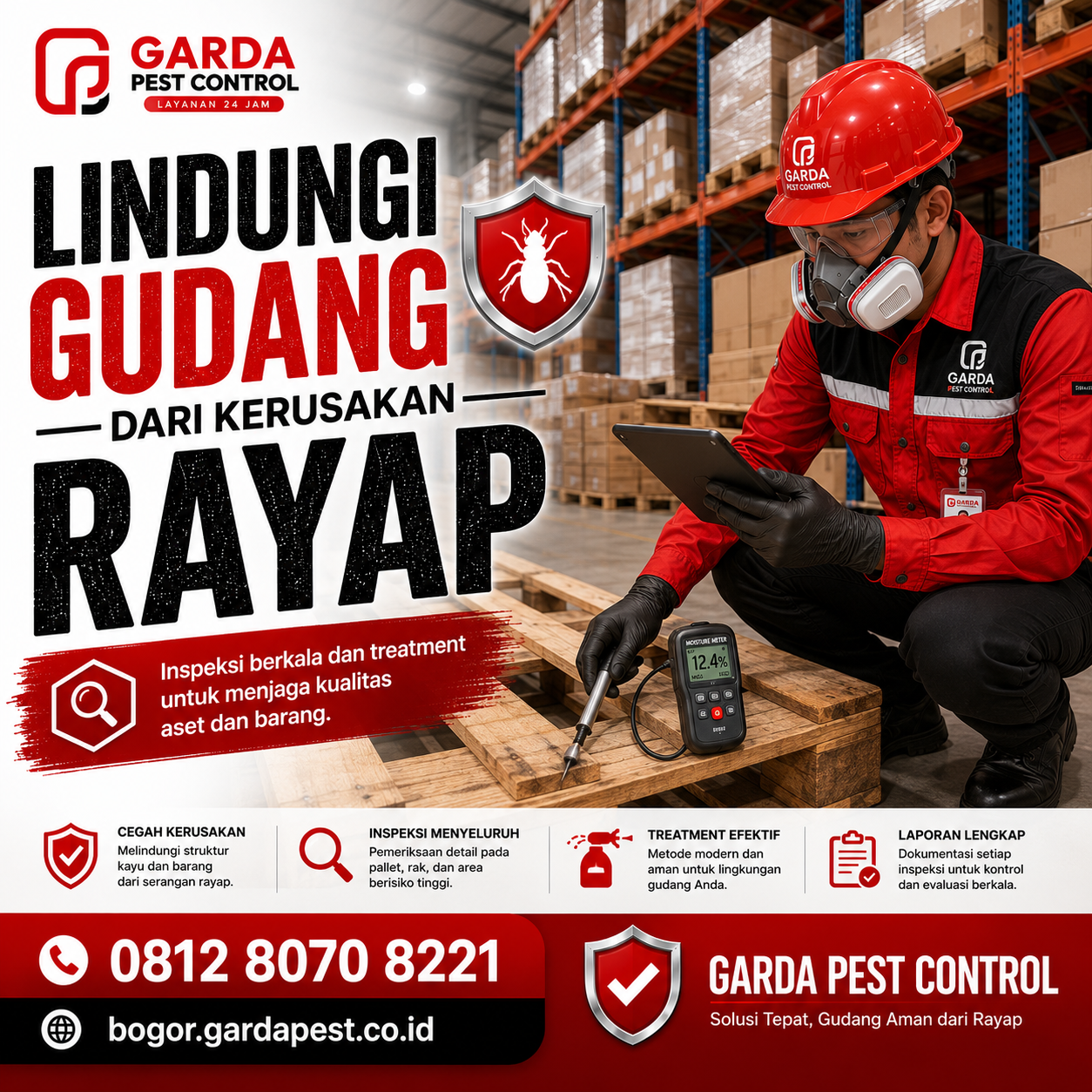 Jasa Anti Rayap di Bogor Kualitas Terjamin Bergaransi Asli 100%