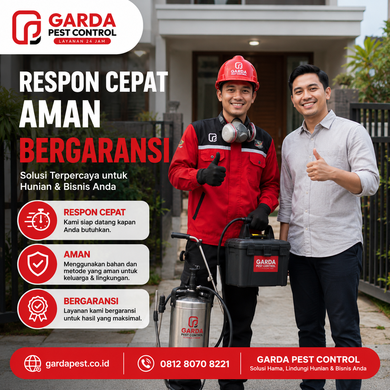 Harga Jasa Pembasmi Kecoa Bogor: Transparansi Biaya dan Layanan Unggul Garda Pest Control