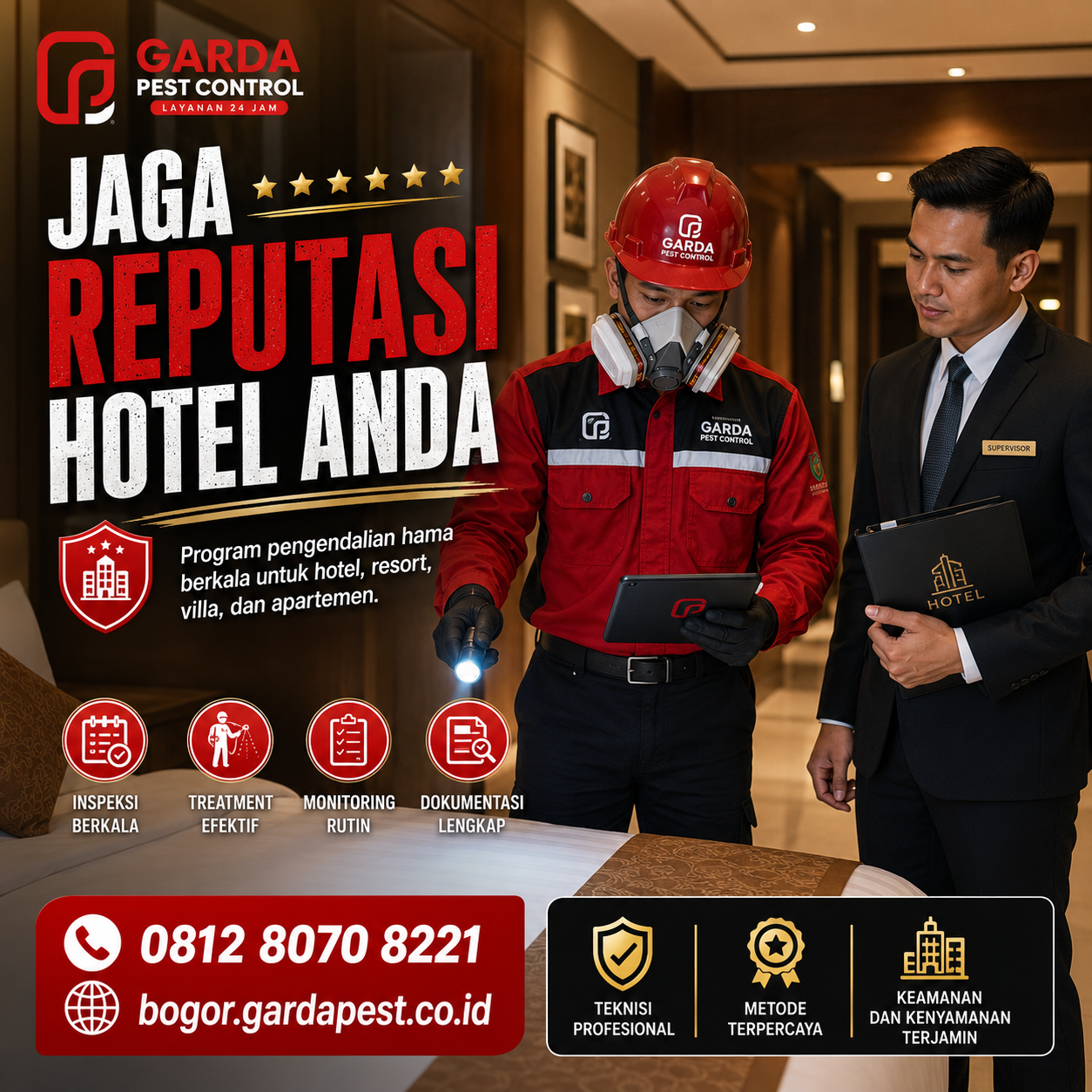 Jasa Pest Control Restoran dan Hotel di Bogor: Perlindungan Higiene Usaha Anda
