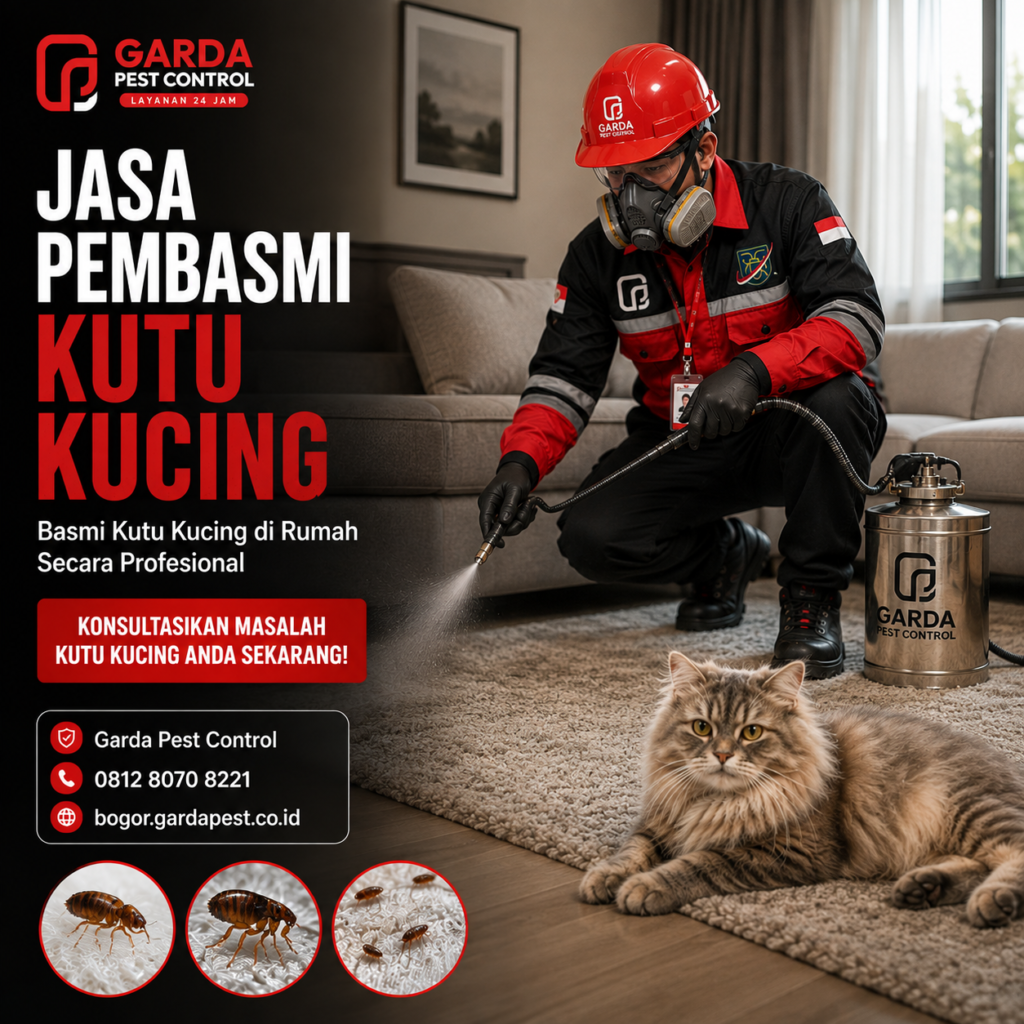 Harga Jasa Pembasmi Kutu Kucing di Bogor