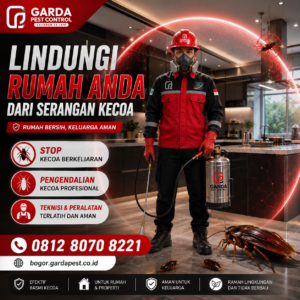 Pembasmi Kecoa Bogor Berpengalaman dengan Penanganan Profesional